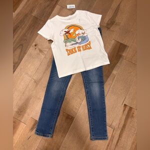 Old Navy Size 10 T-Shirt and Jeggings. New Without Tags